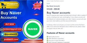 Buy Naver accounts