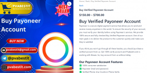 Buy Verified Payoneer Account