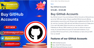 Buy GitHub Accounts