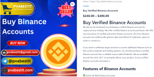 Buy Verified Binance Accounts