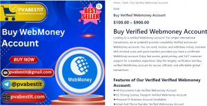 Buy Verified Webmoney Account